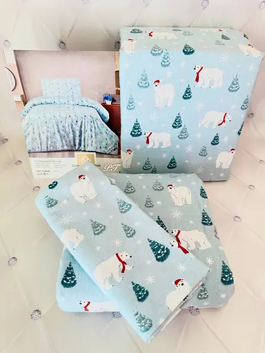 Постільна білизна Polar Bears Фланель Cotton Collection pbe0051279 - фото 2