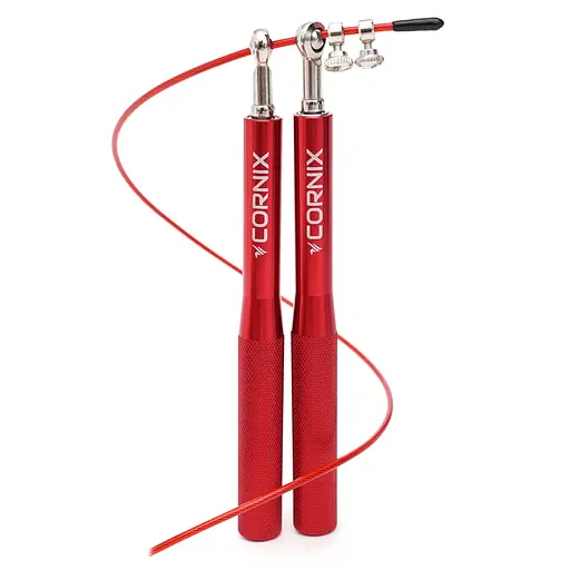 Скакалка скоростная для кроссфита Cornix Speed Rope XR-0158 Red - фото 1