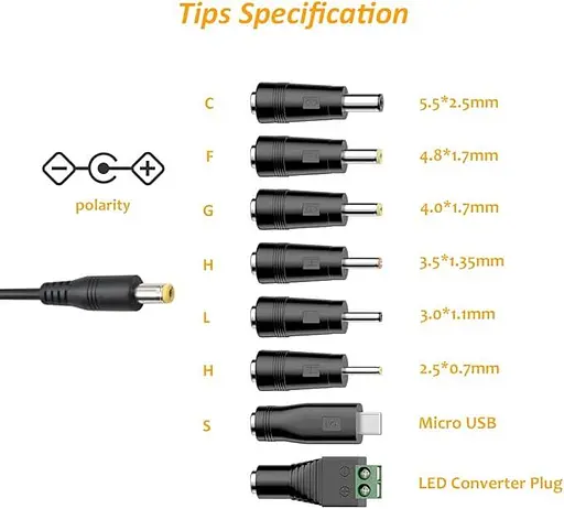 Адаптер живлення Zolt 12 Вт змінного струму - фото 2