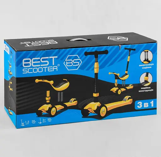 Самокатвелобіг Best Scooter 3 в 1 BS-27018 - фото 3