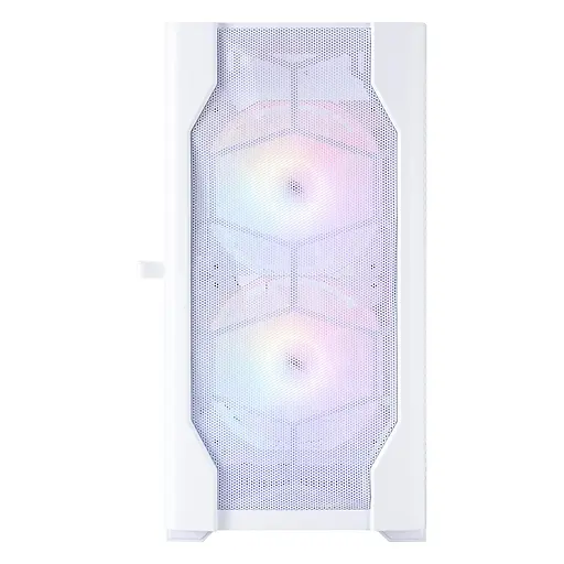 Корпус 1stPlayer D4-M-WH-2F1P-W-1F1-W White - фото 8