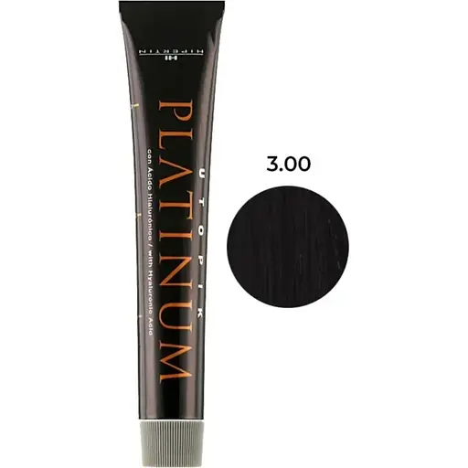 Крем-фарба для волосся Hipertin Utopik Platinum 3.00 темно-каштановий 60 мл