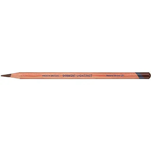 Карандаш масляный Derwent Lightfast Коричневый натуральный - фото 1