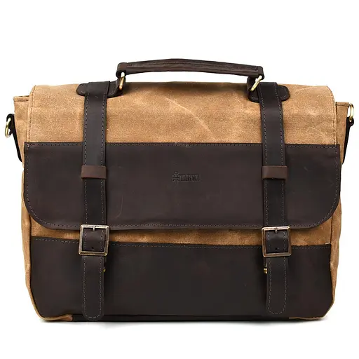 Шкіряна чоловіча сумка TARWA 36х27х10 см nsa0001326 - фото 3