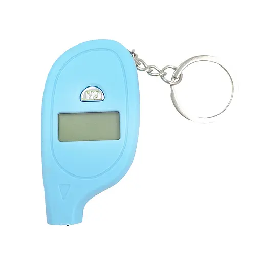 Манометр (тестер давления шин) цифровой LCD дисплей голубой (G0001639) - фото 1