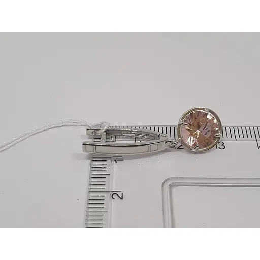 Срібні сережки Tango з нанокристалами. 430886А - фото 5