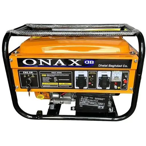 Генератор бензиновый Onax 2500E 2.4 кВт 1-фазный с электростартером