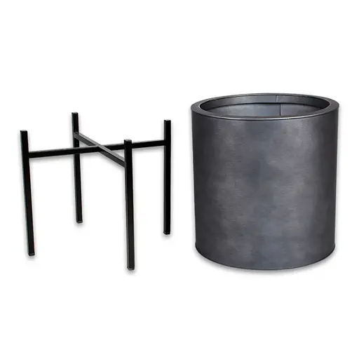 Кашпо Engard на металевій підставці 35х35х60/35х35х35 см (ME-05) - фото 4