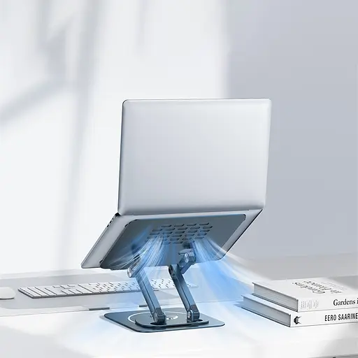 Підставка для ноутбуку Baseus UltraStable Pro (Three-Fold Version) (B10059900811-01) Space Grey - фото 4