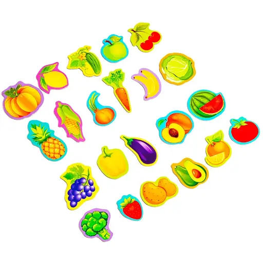 Набір магнітів Vladi Toys Maxi Овочі та фрукти  23 шт. VT3106-28 - фото 2