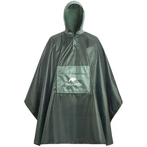 Плащ-дощовик Naturehike CNH23RG001 107х143 см темно-зелений (1047-6975641888079)