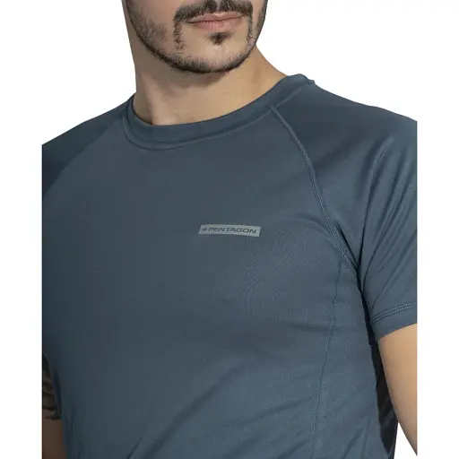 Футболка Pentagon Bodyshock MK2 Quick Dry T-shirt M Charcoal Blue - фото 3
