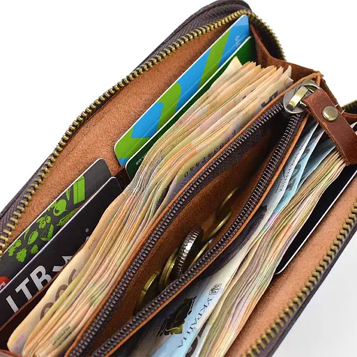 Чоловічий шкіряний клатч TARWA 20х9х2.5 см sum0026293 - фото 6