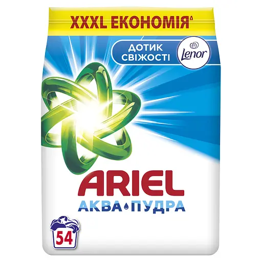 Стиральный порошок Ariel Аква-Пудра Touch of Lenor 8.1 кг