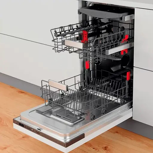 Посудомоечная машина встроенная Whirlpool 10 комплектов A+++, 45 см, дисплей, инвертор белый - фото 6