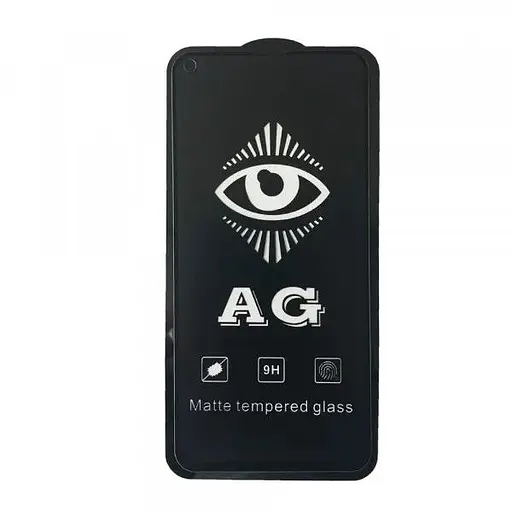 Защитное стекло (full glue) Huawei P40 Lite E Full Cover черное - фото 1