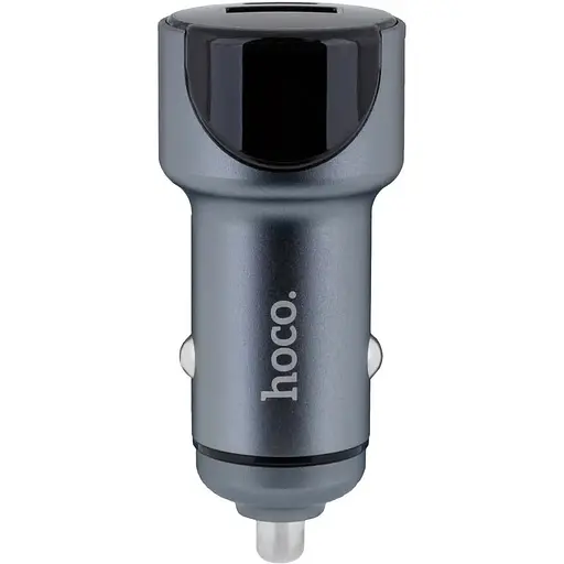Авто зарядное устройство Hoco Z42 PD 20w QC 3.0 Серый - фото 3