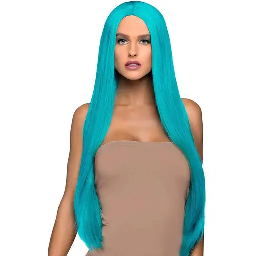 Парик Leg Avenue 33″ Long straight center part wig turquoise