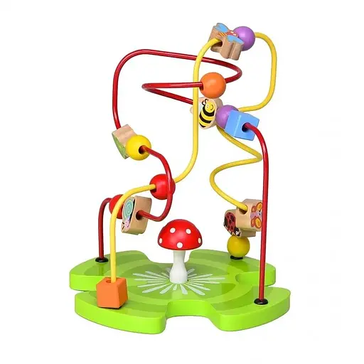 Деревянная игрушка для развития бусы IE587