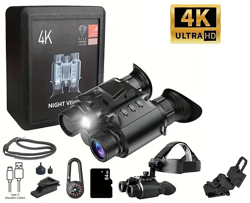 Бинокль ночного видения Z9158 4K FHD HD 850нм (до 600м в темноте) MicroSD 64GB + крепление FMA L4G24 - фото 9