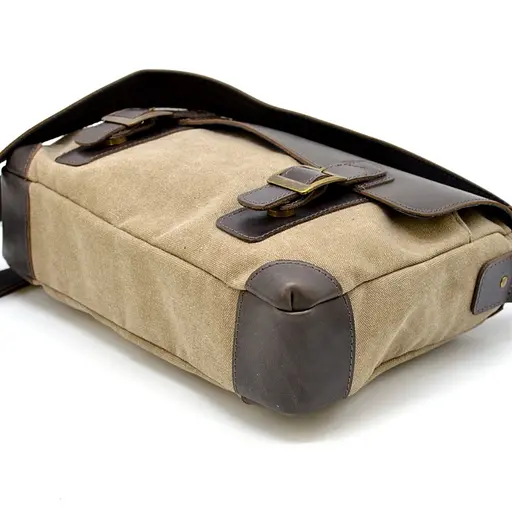 Чоловіча шкіряна сумка через плече TARWA 33х22х8 см sum0025346 - фото 9