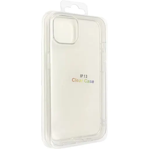 Чехол-накладка Molan Cano Silicone Jelly Glitter Clear Case для Apple iPhone 13 (clear) - фото 4