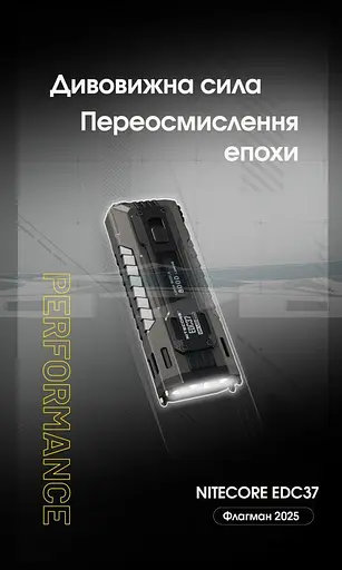 Фонарь Nitecore EDC37 NiteLab UHi 20 MAX LED 8000лм (7 режимов) - фото 4