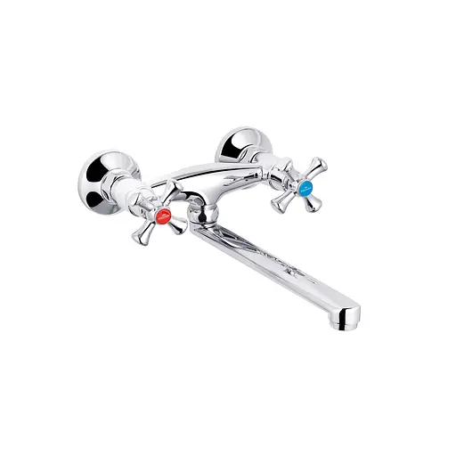 Змішувач для кухні настінний Kroner KRM Rhein - C040 CV014916 Хром - фото 1