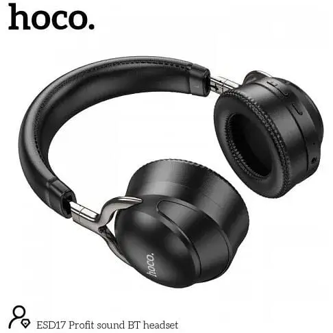 Наушники беспроводные Hoco ESD17 Profit Sound BT Headset - фото 7