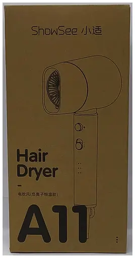 Фен Xiaomi ShowSee Electric Hair Dryer Red A11-R - фото 4