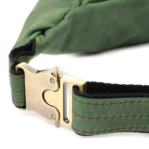 Стильна чоловіча бананка відмінної якості з натуральної шкіри вінтажної шкіри. SHVIGEL 34х14х7 см sum0027444 - фото 5