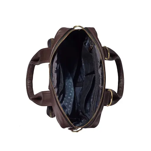 Чоловіча шкіряна сумка TARWA 25.5х7.5х30.5 см sum0026486 - фото 6