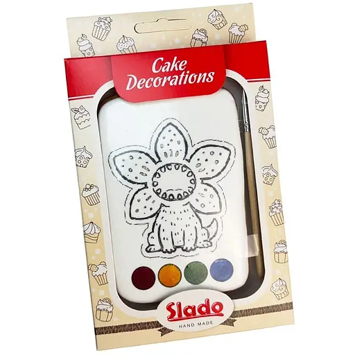 Медово-імбирний пряник Slado Листівка з пензликом 90 г - фото 2