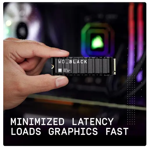 SSD накопитель внутренний NVME WD Black SN850X 1TB (WDS100T2XHE) - фото 7