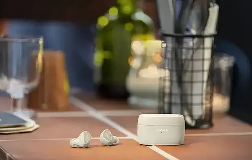 Наушники беспроводные Jabra Elite 5 ANC золотисто-бежевые - фото 9