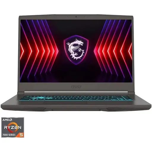 Ноутбук Ігровий MSI Thin A15 B7UC 5 7535HS la 4.55GHz,15.6'',IPS,16GB DDR5,512GB,RTX 3050 4GB,Без ОС