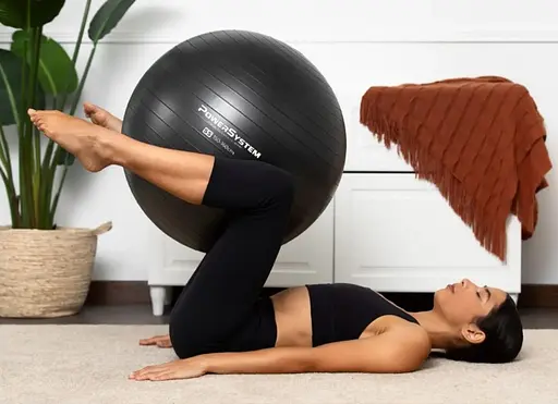 М'яч для фітнесу (фітбол) Power System PS-4013 Ø75 cm PRO Gymball Black (4013BK-0) - фото 8