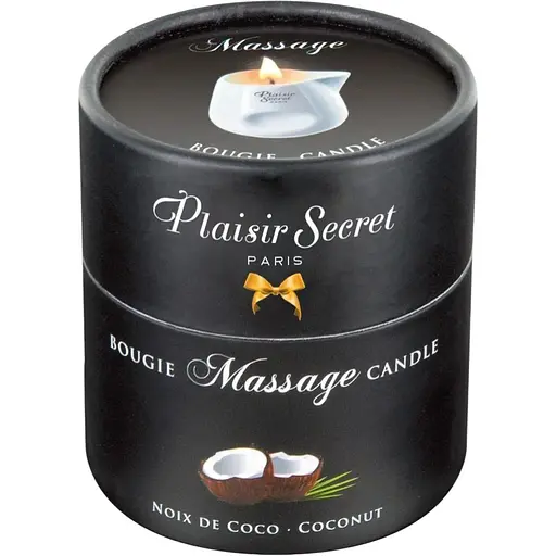 Масажна свічка Plaisir Secret Coconut, 80 мл
