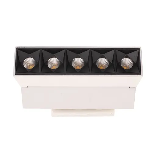 Светильник трековый поворотный LED KW-218/10W NW WH Brille 33-028 - фото 6