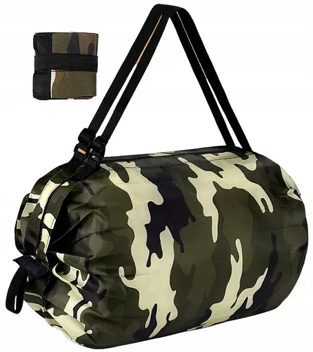 Складная сумка шоппер для покупок камуфляж Edibazzar 50х35х35 см sum0023926 - фото 2