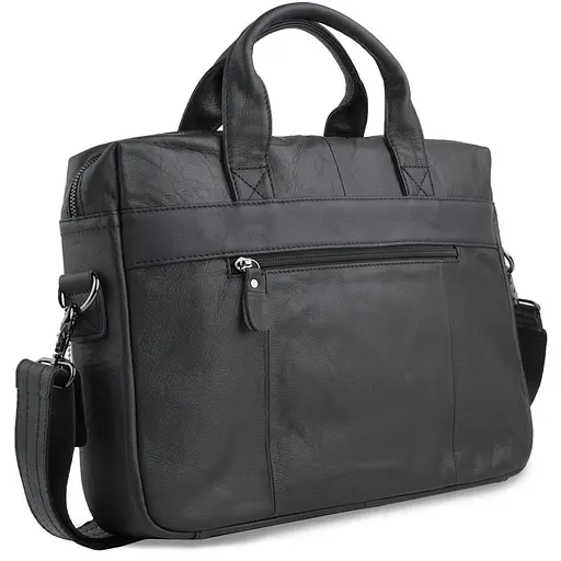 Чоловіча шкіряна сумка Vintage 39,5х29х9 см sum0015056 - фото 2