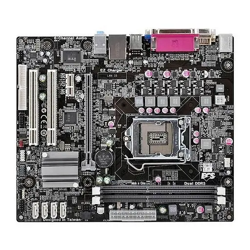 Материнская плата ECS H61H2-M6 (V2.0) (H61H2-M6 (V2.0)) (s1155, Intel H61, Micro-ATX) Б/у - фото 2