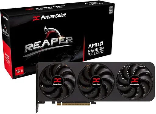 Відеокарта PowerColor AMD Radeon RX 9070 16GB Reaper (RX9070 16G-A) (GDDR6, 256 bit, PCI-E v5.0 x16) - фото 5