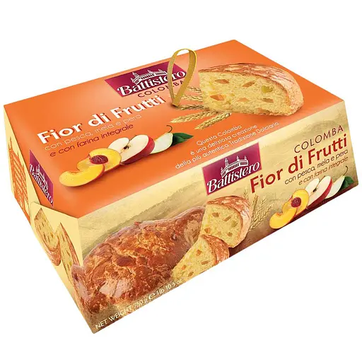 Colomba Battistero з цукатами з груші, яблука та персика 750 г - фото 1