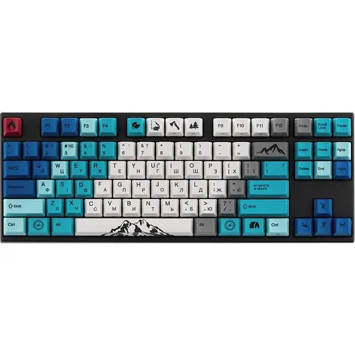 Клавиатура Varmilo APG87 Summit R1 K-Prestige Silent WL/USB-A White Led (A94A050F8A5A17A007) - фото 1
