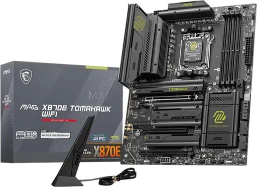 Материнська плата MSI X870E MAG Tomahawk Wi-Fi Socket AM5 (MAG X870E TOMAHAWK WIFI)