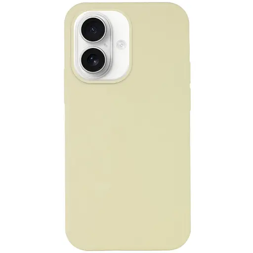 Чохол Epik Silicone Case Full Protective AA NO LOGO для Apple iPhone 16, 6.1 Жовтий/Mellow Yellow