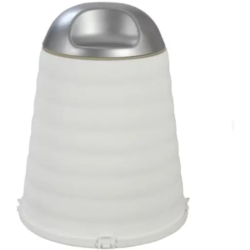 Мусорное ведро Motek на 7 л 17х24х30 см Белый (WBS-112)  - фото 1