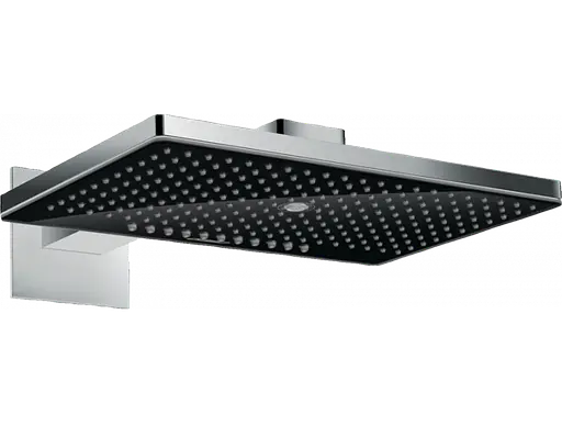 Верхний душ Hansgrohe Rainmaker Select 466х300 черный/хром 24007600, Черный - фото 1