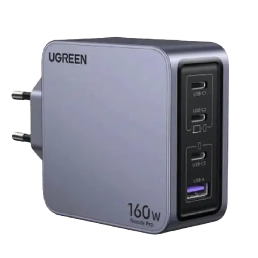 Зарядное устройство для Ugreen 160 W Nexode Pro GaN 1U+3C X763 - фото 1